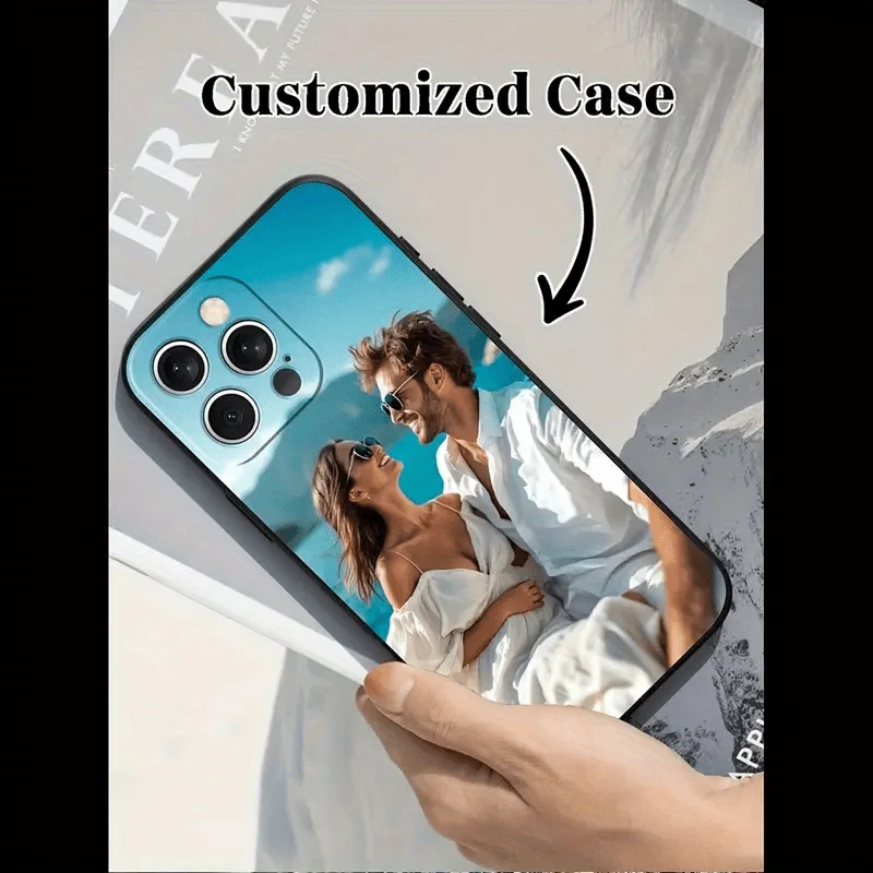 Customized Case For iPhone SE XS XR 7 8 Plus 12 13 15 14 11 Pro Max Mini 17 Air 16E DIY Photo A Variety of Colors to Choose From thumbnail 2