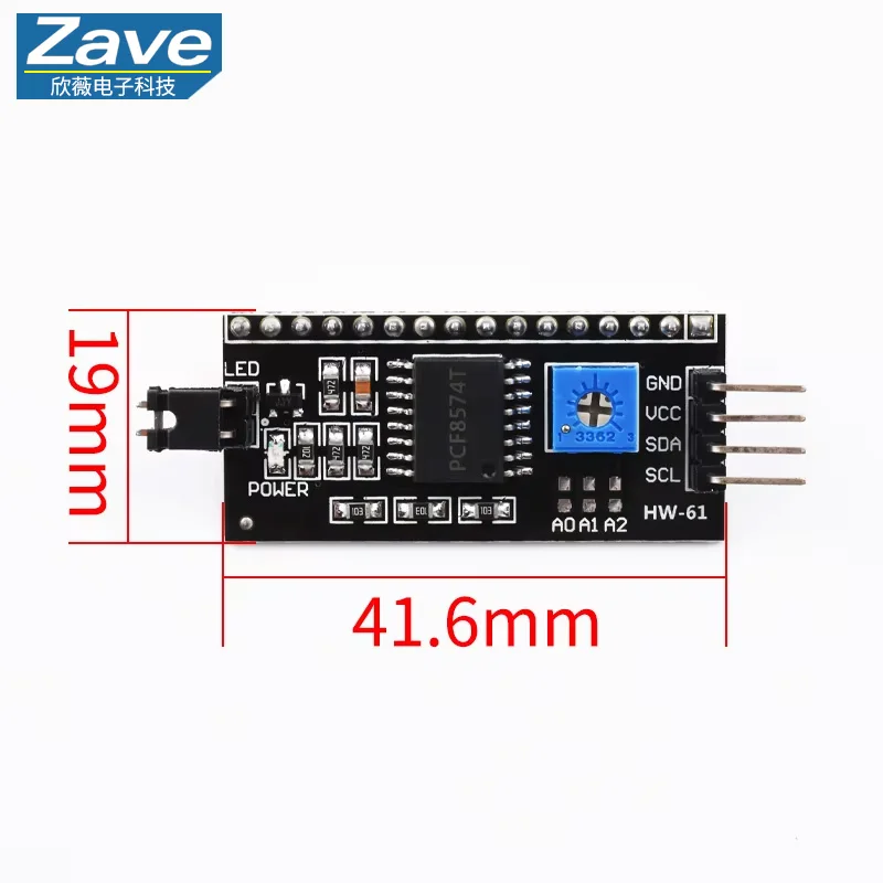 LCD1602 1602A LCD Display Module 16x2 Character Blue Yellow Green Gray Screen PCF8574 I2C IIC Interface 5V for Arduino thumbnail 3