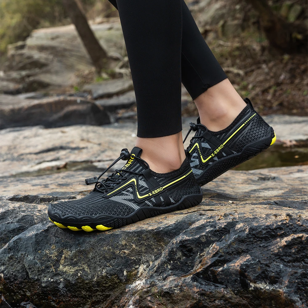 Oiaano Barefoot Man Black Shoes Woman Water Mesh Minimalist Sneakers Sport Aqua Beach Soft Sole Light Breathable Outdoor Hikking thumbnail 6