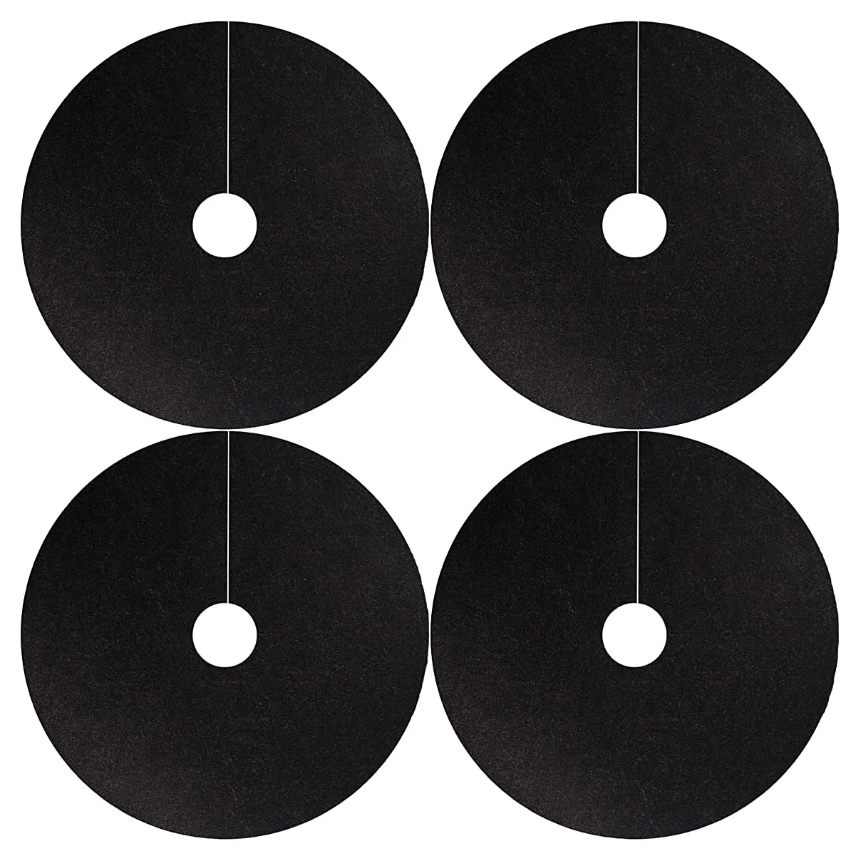 10/20Pcs Non-Woven Tree Mulch Ring Tree Protection Weed Mats Round Weed Barrier Lawn Cover to prevent weed growth for Garden thumbnail 2