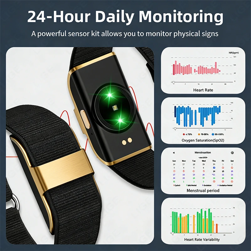 New Fitness Tracker Heart Rate Sleep Monitor Pedometer Waterproof Sport Band Smart Watch for Men Women Electronic Bracelet 2026 thumbnail 2