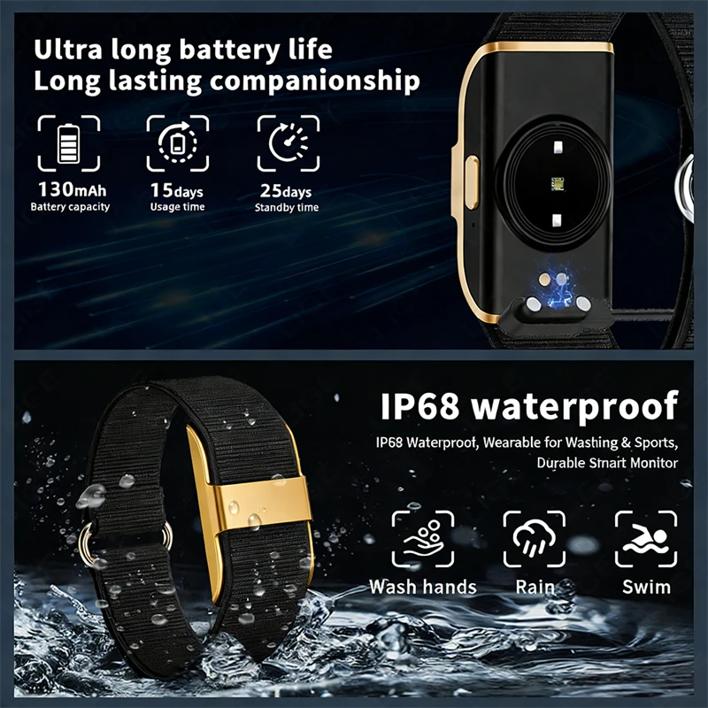 New Fitness Tracker Heart Rate Sleep Monitor Pedometer Waterproof Sport Band Smart Watch for Men Women Electronic Bracelet 2026 thumbnail 5