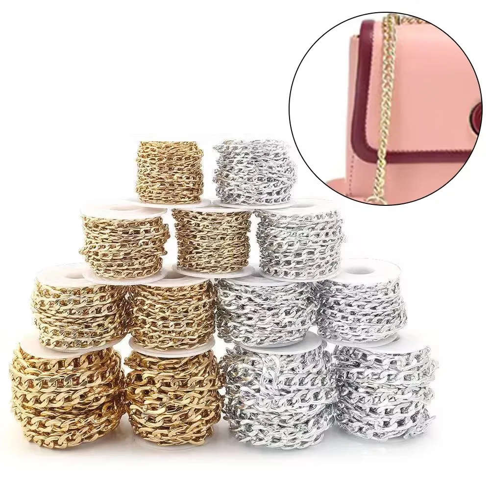 5yards/lot Aluminum Twisted Chains High Quality NK Extension Link Chains For Jewelry Making DIY Bracelet Necklace Connectors thumbnail 4
