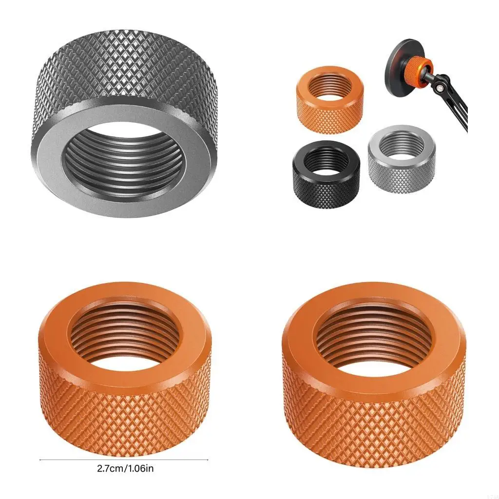 L74A Universal 17mm Ball Head Adapter Tightening Nut for Various Devices Phone Holder Car Mount Camera Stand Fastener