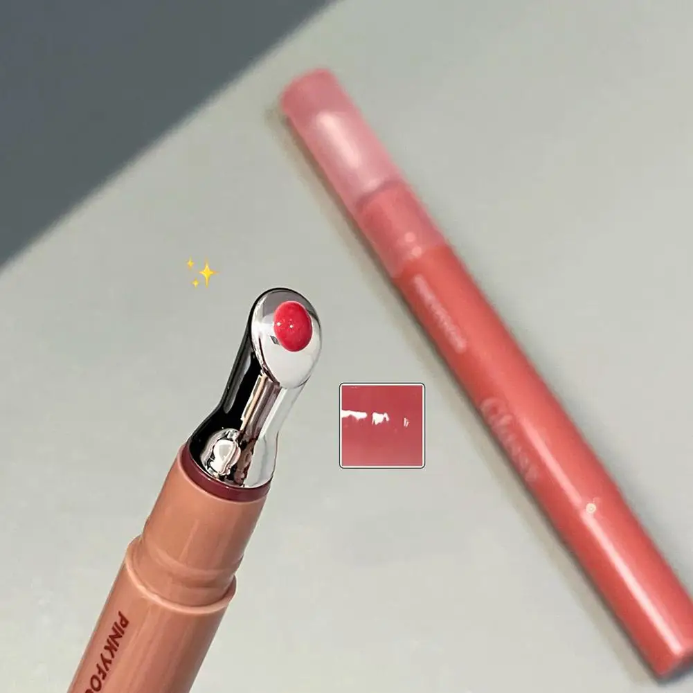 Lip Gloss Vitamin E Lip Serum, Hydrating & Plumping Tinted Lip Gloss, Moisturizing Lip Balm For Glossy Sheer, Smooth Lips thumbnail 4