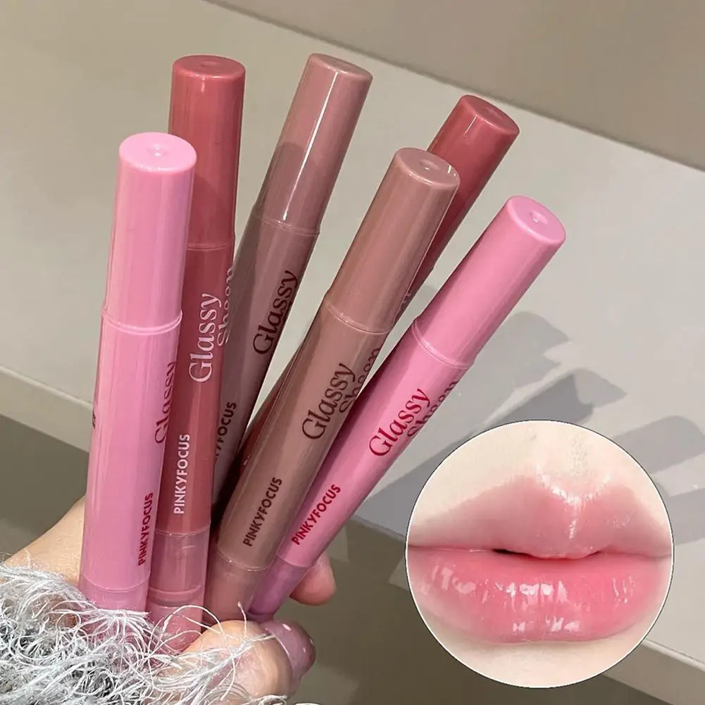 Lip Gloss Vitamin E Lip Serum, Hydrating & Plumping Tinted Lip Gloss, Moisturizing Lip Balm For Glossy Sheer, Smooth Lips thumbnail 6