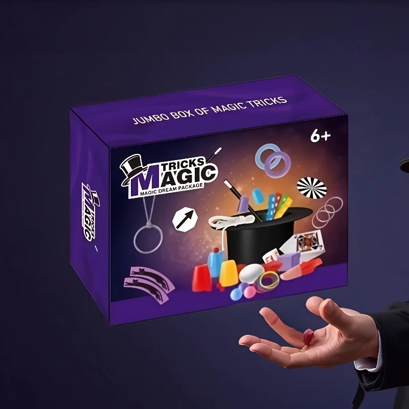 Magic props gift box set, magic toys that boys like, a perfect gift, and also a holiday and Christmas gift thumbnail 2