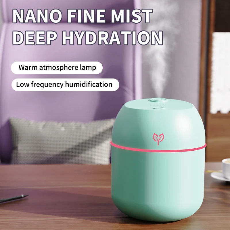 220ML big fog amount usb air humidifier Small desktop humidifier home intelligent car aromatreatment machine thumbnail 3