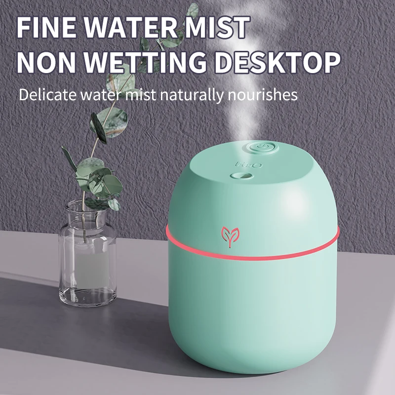 220ML big fog amount usb air humidifier Small desktop humidifier home intelligent car aromatreatment machine thumbnail 5