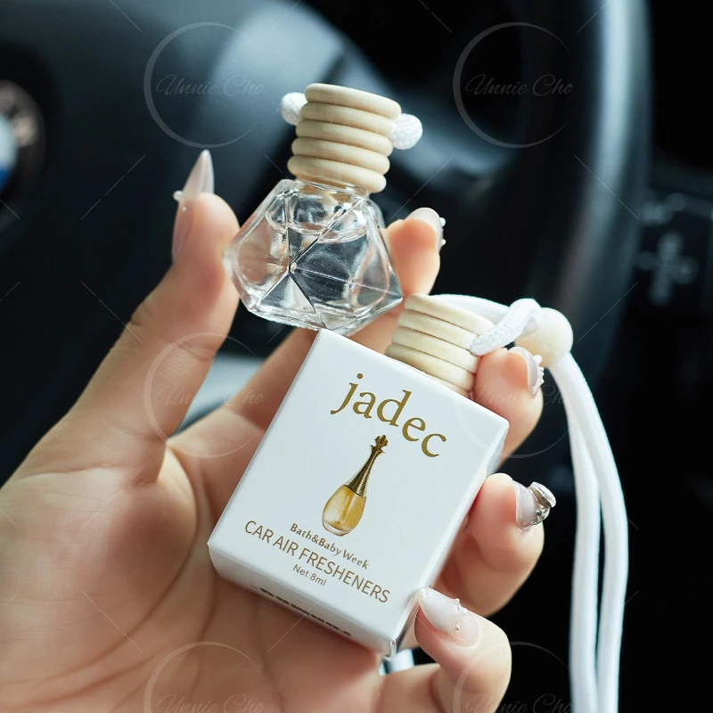 8ML Long Lasting Scent Glass Bottle Air Freshener Keep Charming and Fresh Hanging Car Interior Decoration Perfume Diffuser thumbnail 5