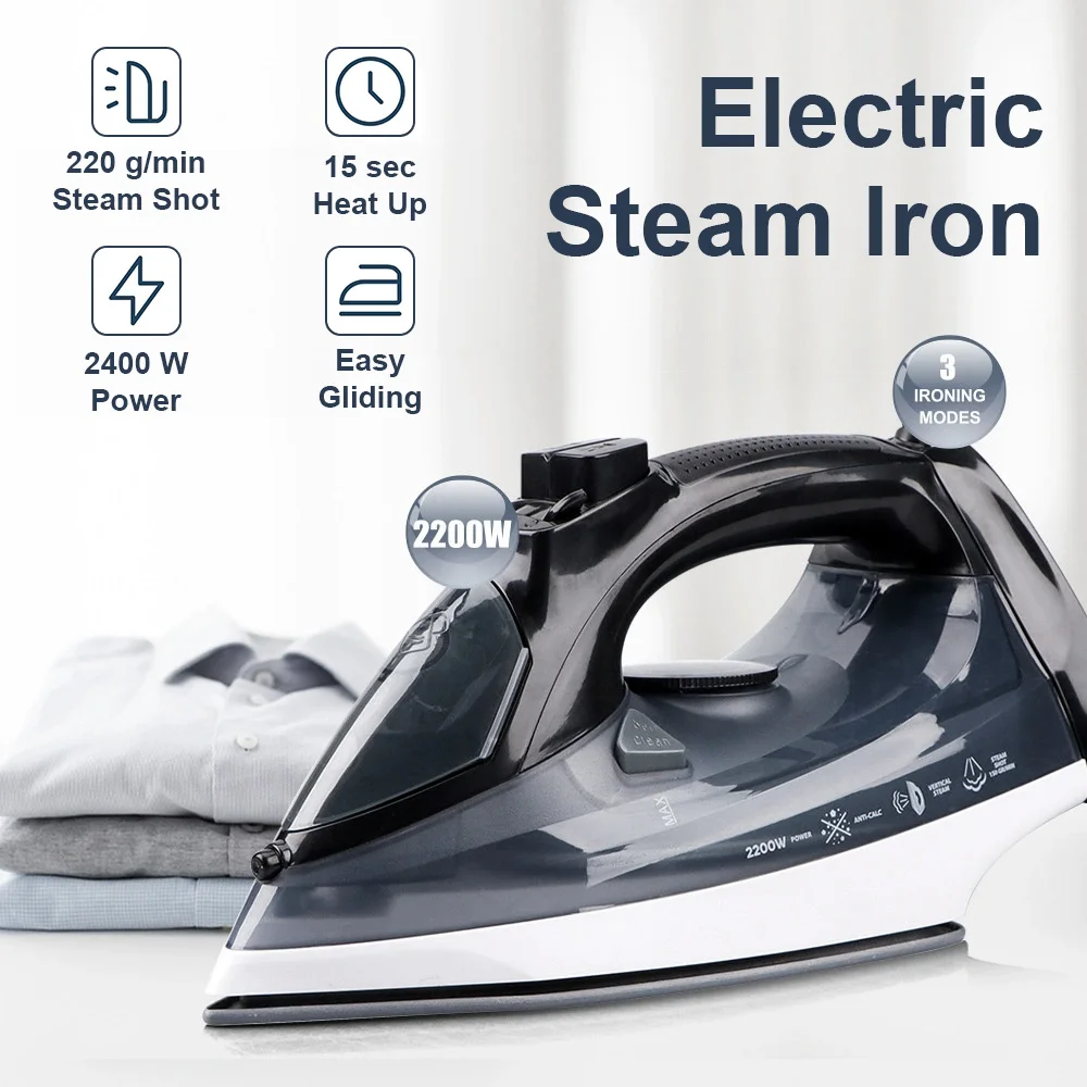 Handheld Electric Iron Portable Mini Garment Steamer Iron Automatic Shut-Off Anti-Dripping Design Portable Travel Household Iron