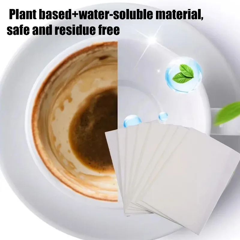100/10x Lemon Scented Dishwashing Tablet Dissolve Oil Stains Descaling Concentrated Dishwasher Detergent Tablet Kitchen Cleaning thumbnail 2