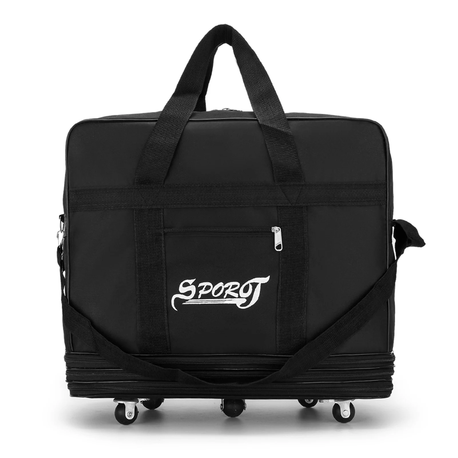 Space-Saving Collapsible Travel Luggage, Portable Foldable Suitcase Convertible to Backpack, Lightweight Durable for All Genders thumbnail 3