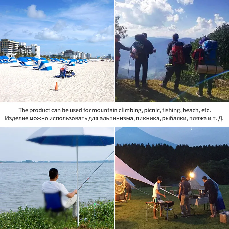 Portable Folding Camping Chair Compact Collapsible Backpacking Chair Beach Chair with Carry Bag for Outdoor Hiking Fishing thumbnail 6