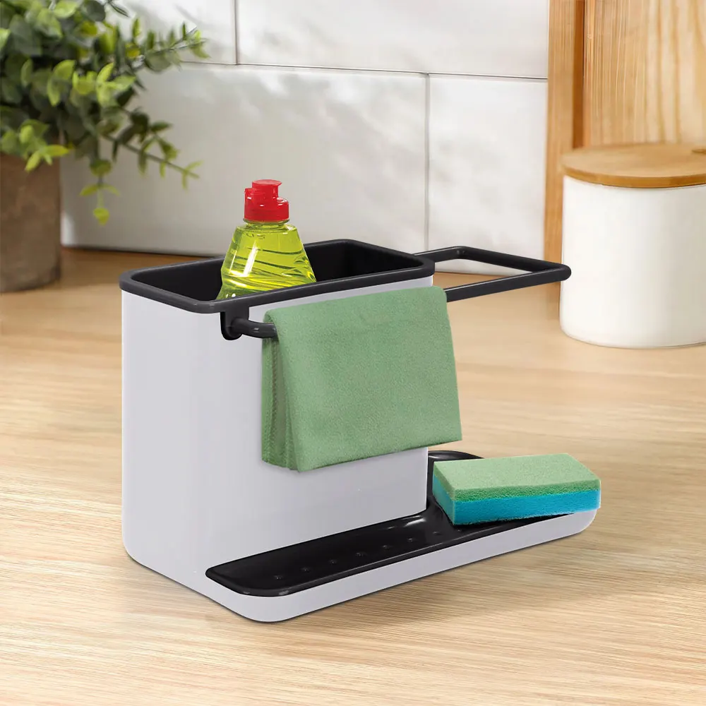 Kitchen Sponge Cloth Holder Sink Caddy Organiser thumbnail 2