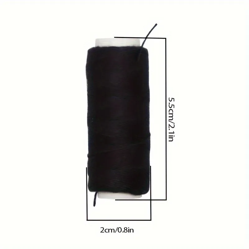4 colors Nylon Hair Track Weft Weave Sew Thread + Needle J+I+C For Clip In Extensions Wig Tools for Hair Extension Accessories thumbnail 3