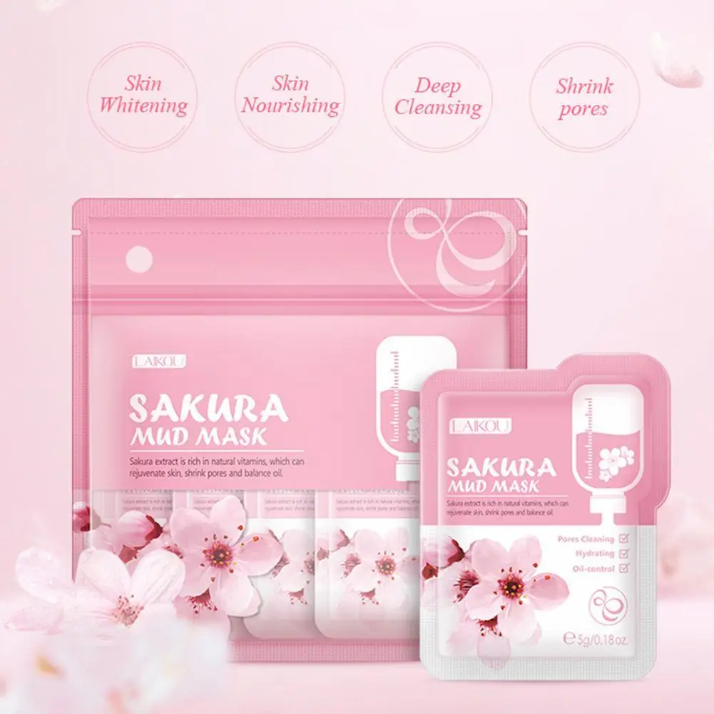 Sakura Skin Care Set Face Cream Serum Toner Facial Cleanser Sunscreen Eye Cream Face Skin Care Set Product Gift Daily Skin Care thumbnail 3