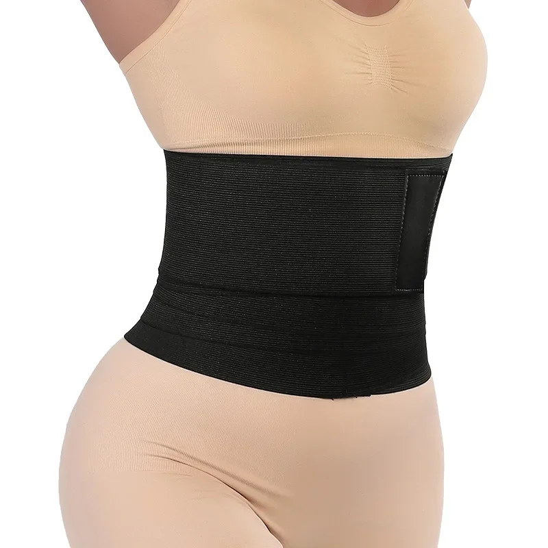 Elastic Wrapping Belly Slimming Waist Belt Fitness Sports Sweat Loss Belt Postpartum Shaping Underwear Men Women Home Clothes thumbnail 4