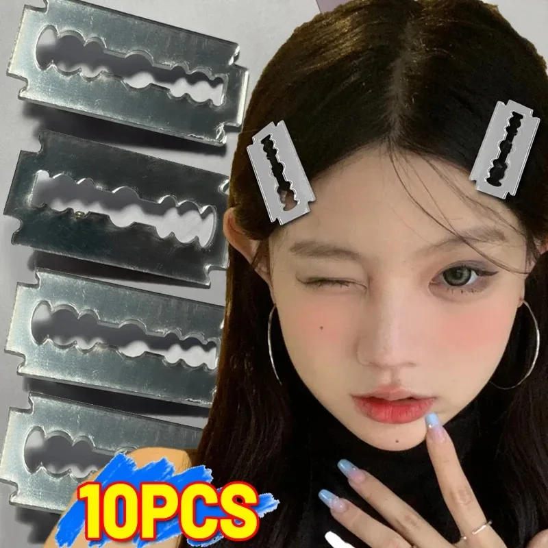 y2K High Simulated Blade Hairpins for Subculture Fashoin Girls Funny Niche Acrylic Knife Gothic Hair Clips Cosplay Accessory thumbnail 3