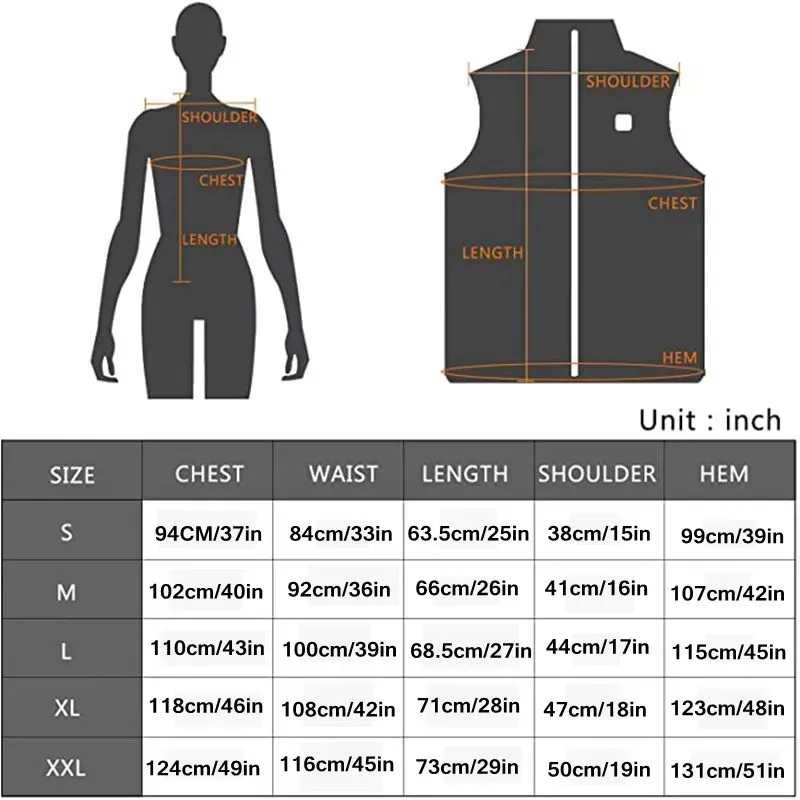 Women Heating Vest Autumn and Winter Cotton Vest USB Infrared Electric Heating suit Women Flexible Thermal Winter Warm Jacket thumbnail 6