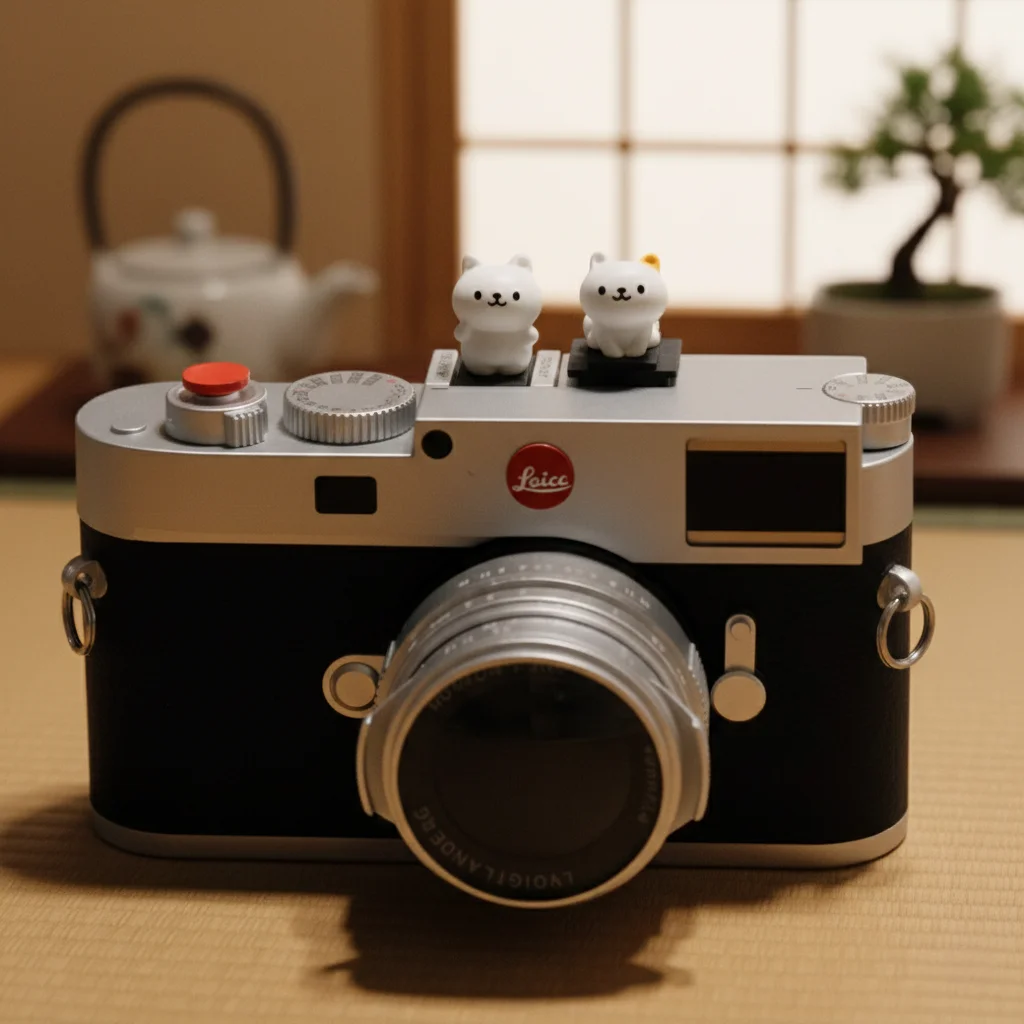 Cute Cat Camera Hot Shoe Cover for Fujifilm Leica Ricoh Canon Nikon Sony,Creative Animal Dust Cap,Kawaii Photography Accessories thumbnail 5