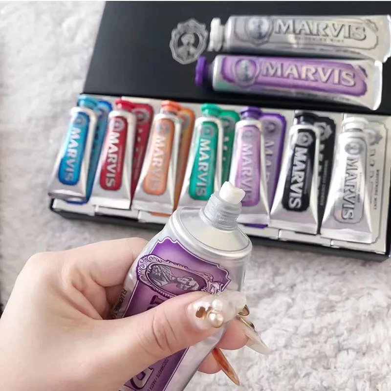 Marvis Whitening Healtmint Freshen Breath Toothpaste Italy Original 75ml Remove Smoke Stains Yellowing Toothpaste Teeth Whitenin thumbnail 3