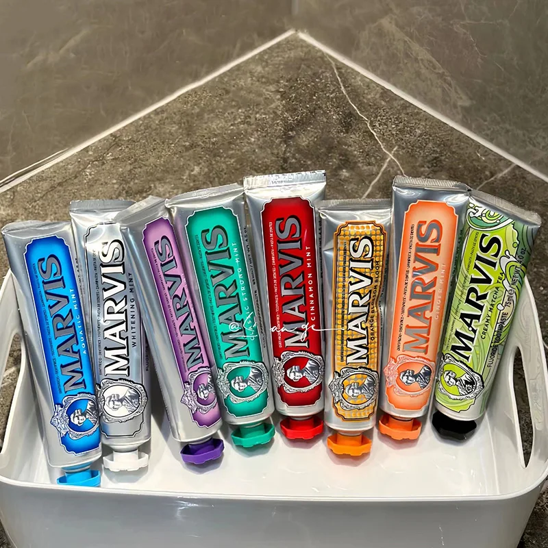 Marvis Whitening Healtmint Freshen Breath Toothpaste Italy Original 75ml Remove Smoke Stains Yellowing Toothpaste Teeth Whitenin thumbnail 5