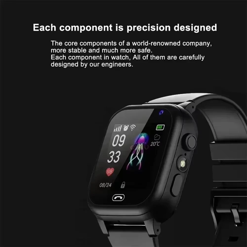 2026 Lenovo Kids Smart Watch SOS GPS Location Tracke Sim Card Call Child SmartWatch Camera Waterproof Watch Gift For Ios Android thumbnail 5