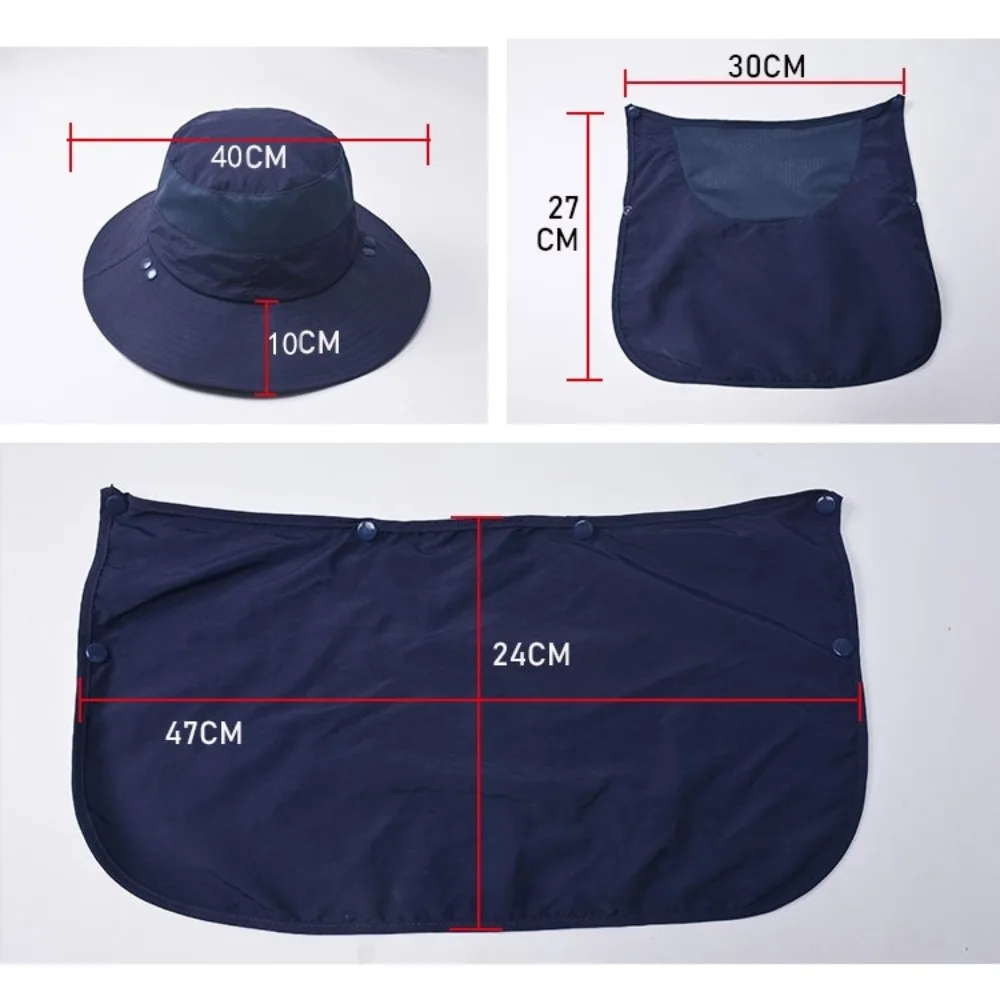 Goture Summer Outdoor Men And Women Mountaineering Fisherman Hat Sun Hat Anti-UV Fishing Cap Sun Hat 5Color thumbnail 4