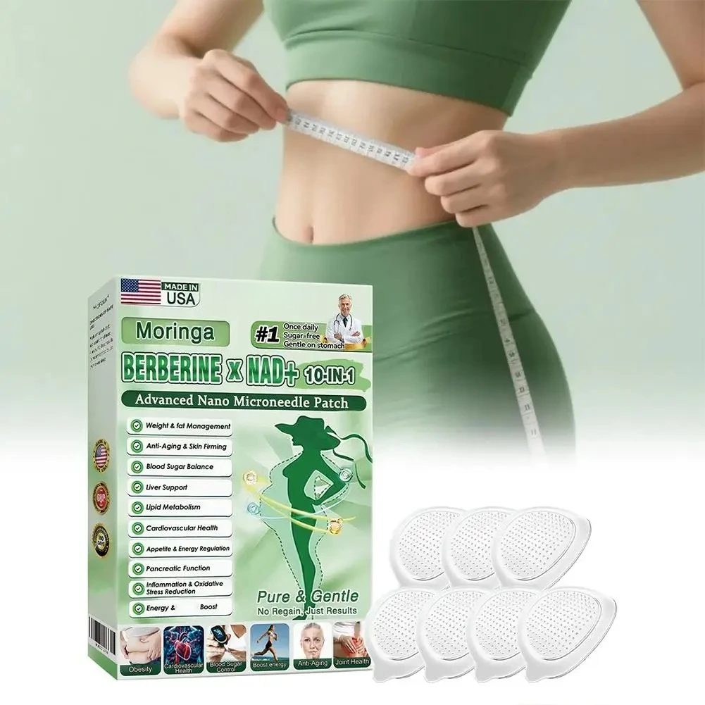 7PC 2026 Newest Nano Microneedle Firming Sticker - Berberine NAD+ Skin Firming Figure Line Shaping For Women Men Daily Body Care thumbnail 4