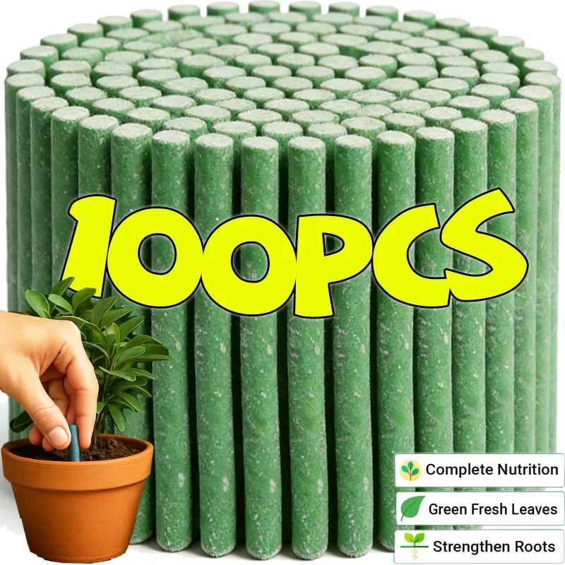 100/18x Plant Nutrition Bars Nitrogen Phosphorus Potassium for Healthy Growth of Plant Vegetables Flowers Compound Fertilizer