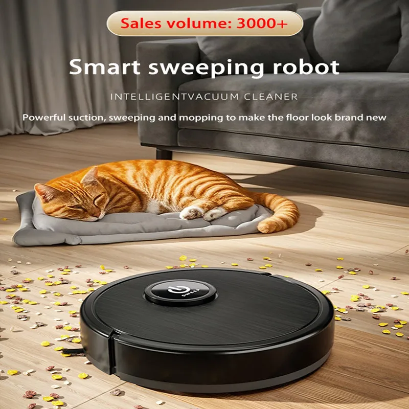 3-in-1 Intelligent Robot Vacuum Cleaner 6000Pa Strong Suction Sweep Mop Charge USB Laser Navigation Pet Hair Hard Floor 2026 New thumbnail 4