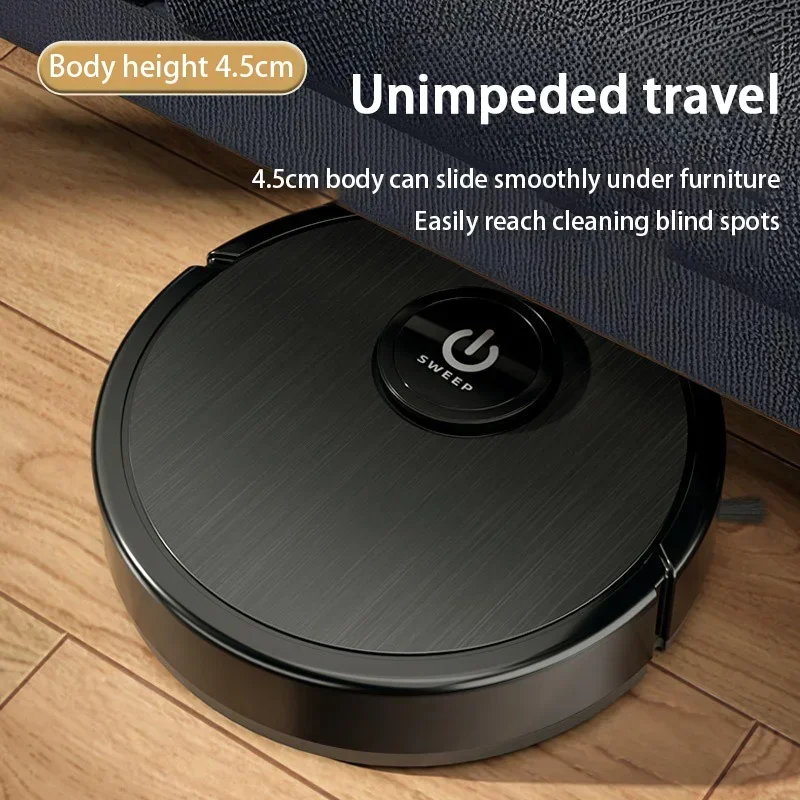 3-in-1 Intelligent Robot Vacuum Cleaner 6000Pa Strong Suction Sweep Mop Charge USB Laser Navigation Pet Hair Hard Floor 2026 New thumbnail 5