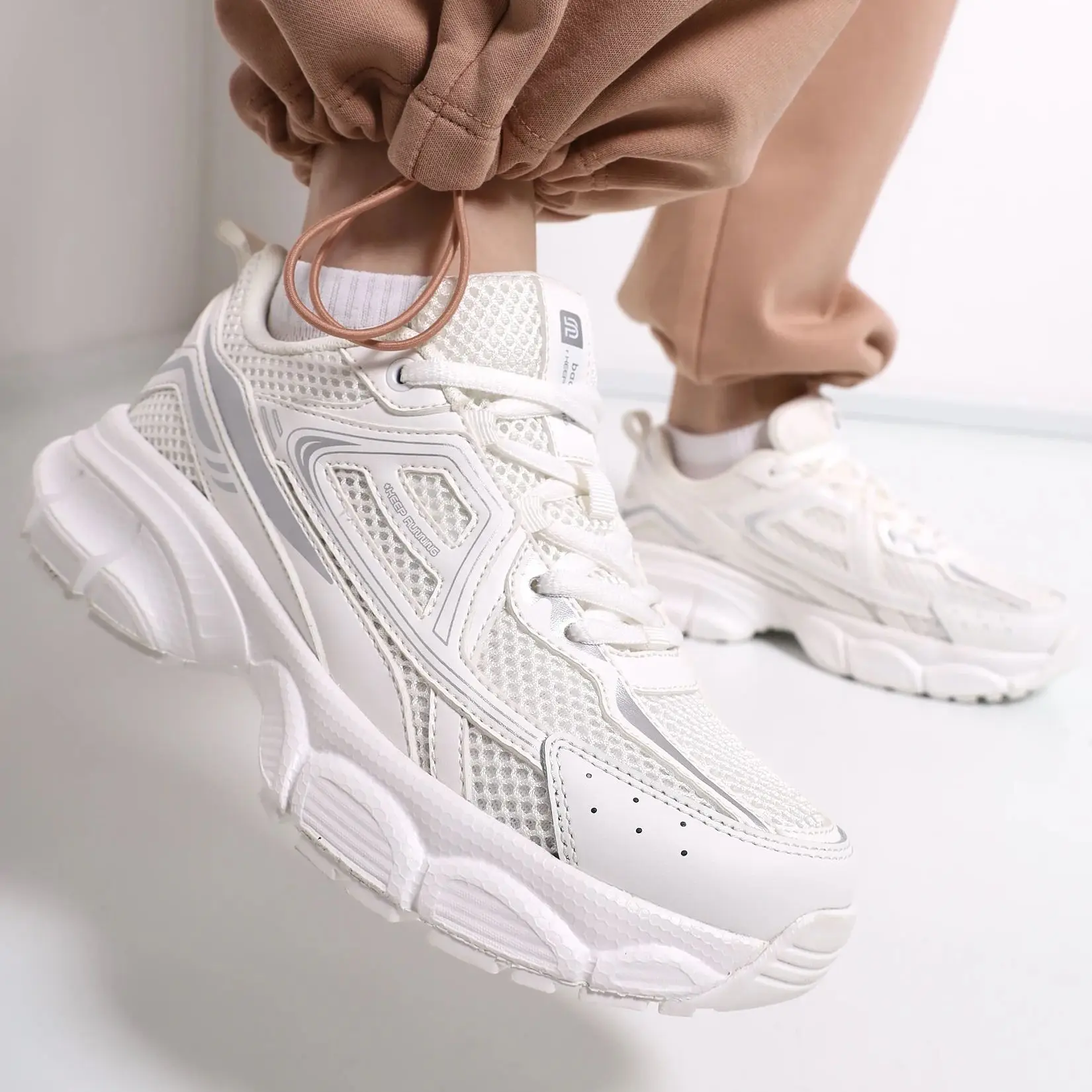 Baasploa Women Running Shoes Fashion Lightweight Mesh Non-slip Jogging Sneaker Female Outdoor Breathable Colorful Casual Shoes thumbnail 2