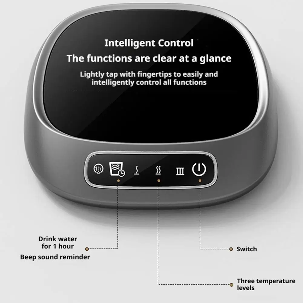 Automatic Electric Heater Insulation Base Warmer Coaster Water Cup Thermostatic Kettle Milk Intelligent Control Coaster Heater thumbnail 5