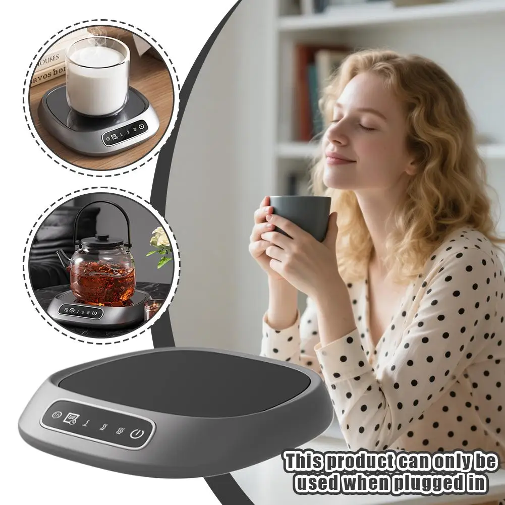 Automatic Electric Heater Insulation Base Warmer Coaster Water Cup Thermostatic Kettle Milk Intelligent Control Coaster Heater thumbnail 2