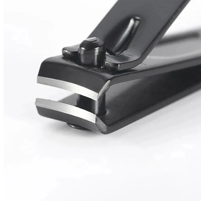 1/3/5Pcs Black Nail Clippers Stainless Steel Nail Cutter Thick Scissor Plier Toenail Fingernail Professional Manicure Trimmer thumbnail 4