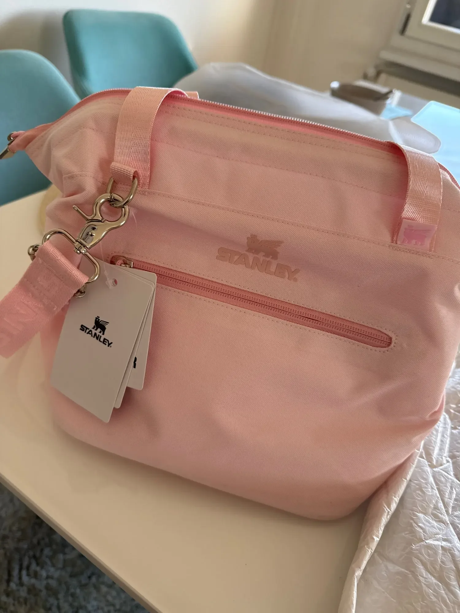 Replica Shoulder Bag Mini Soft Insulation Bag Outdoor Portable Travel Lunch Bag Upgraded Insulation Oxford Cloth Materia thumbnail 3