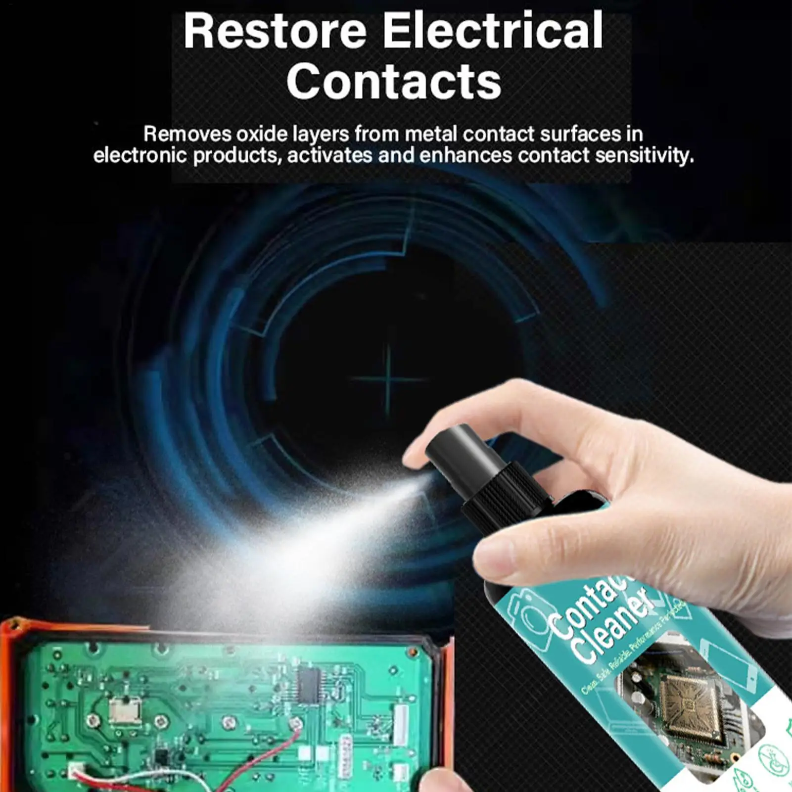 100ml Electrical Precision Contact Cleaner Fast Drying Non Conductive Cleaner for Motherboard Circuit Boards Non-Corrosive thumbnail 2