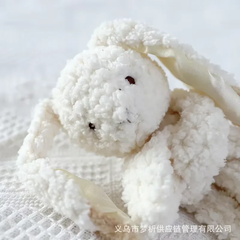 Personalized Name Baby Handkerchief Cute Rabbit Embroidery Name Comforter for Baby Shower Birth Gift thumbnail 4