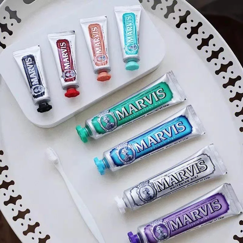 1PC 75ml Italy Original Marvis Toothpaste Dental Stains Removing Prevent Bad Breath Oral Cleaning Whitening Marvis Toothpaste thumbnail 6