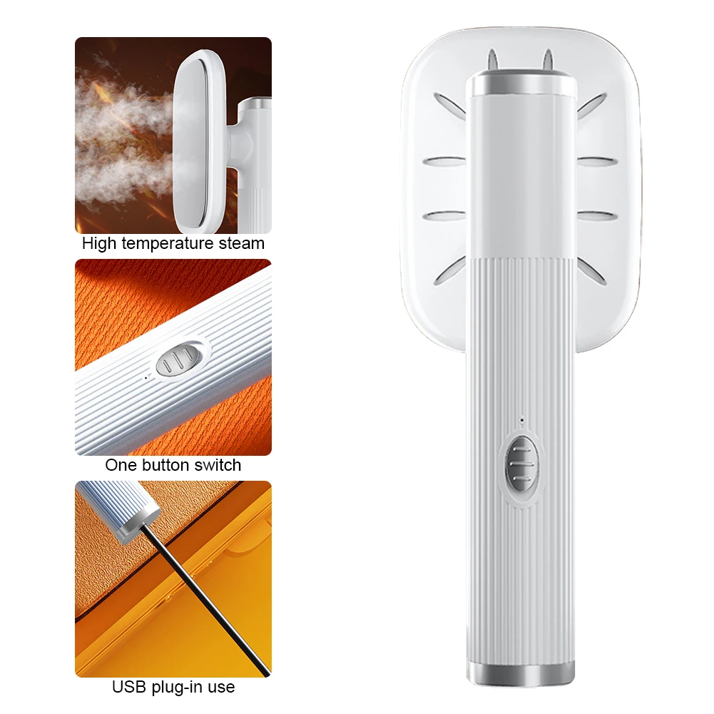Portable Ironing Machine 360° Ironing Micro Steam Iron USB Powered Electric Ironing Machine for Fabric Clothes Ironing thumbnail 5