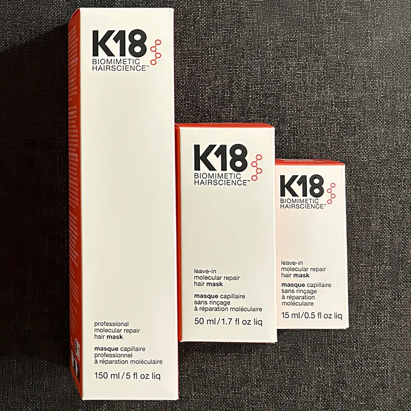 K18 Leave-In Molecular Repair Hair Mask Deep Conditioning Keratin Treatment Soften Hair Smoothing Healthy Hair Care 50ml 150ml thumbnail 2