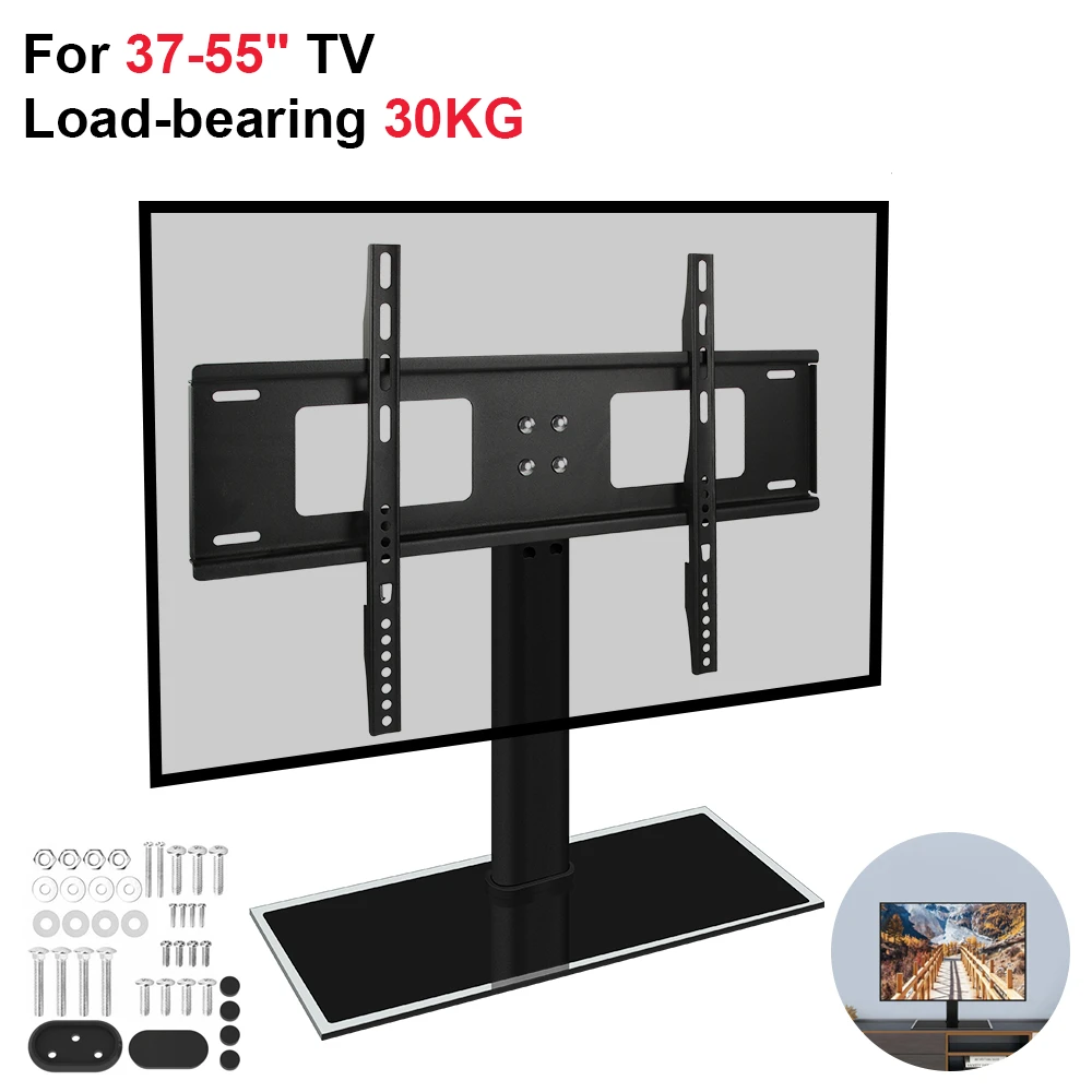 TV wall stand For 37-55 inches TV Universal Fixed TV Wall Mount Bracket TV Stand Holder Frame Wall TV Stand Load Bearing 30KG thumbnail 2