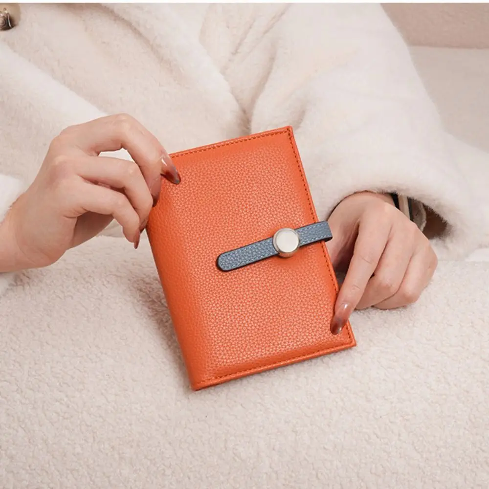 Card Holder PU Passport Bag Ticket Holder Airplane Check-in Fold Purse Passport Cover Multifunctional Travel Wallet thumbnail 2