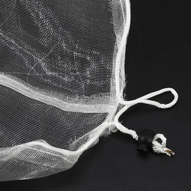 Insect Proof Plant Cover Mesh Drawstring Breathable Reusable Flower Bed Cover Garden Vegetables Potted Plants Indoor Outdoor thumbnail 6
