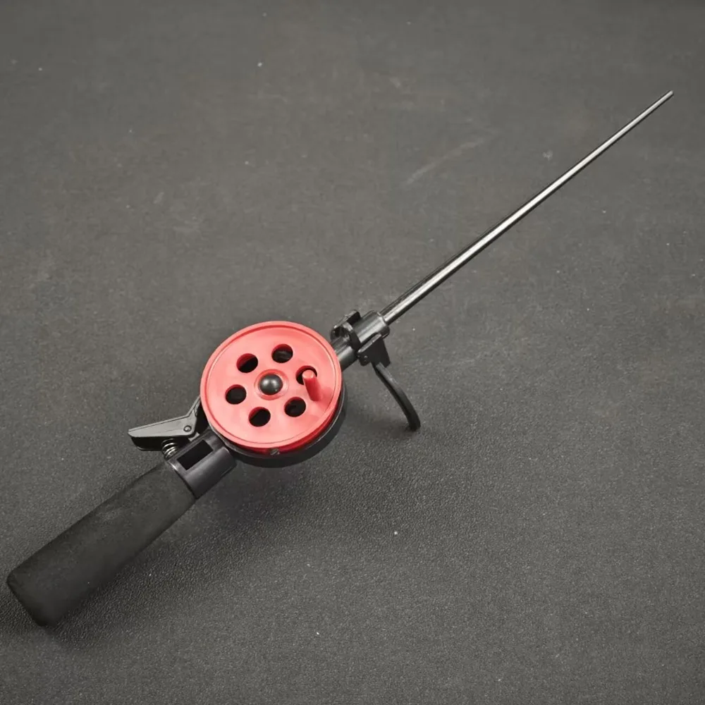 1pc 33.5cm Mini Ice Fishing Rod and Reel Combo Portable Winter Fishing Pole Mini Ice Fishing Rod Sea Fishing Rod Tackle Pesca thumbnail 5