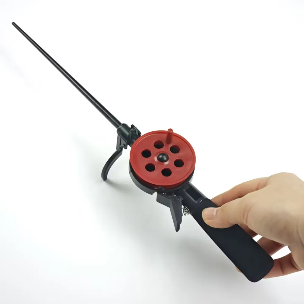 1pc 33.5cm Mini Ice Fishing Rod and Reel Combo Portable Winter Fishing Pole Mini Ice Fishing Rod Sea Fishing Rod Tackle Pesca thumbnail 6