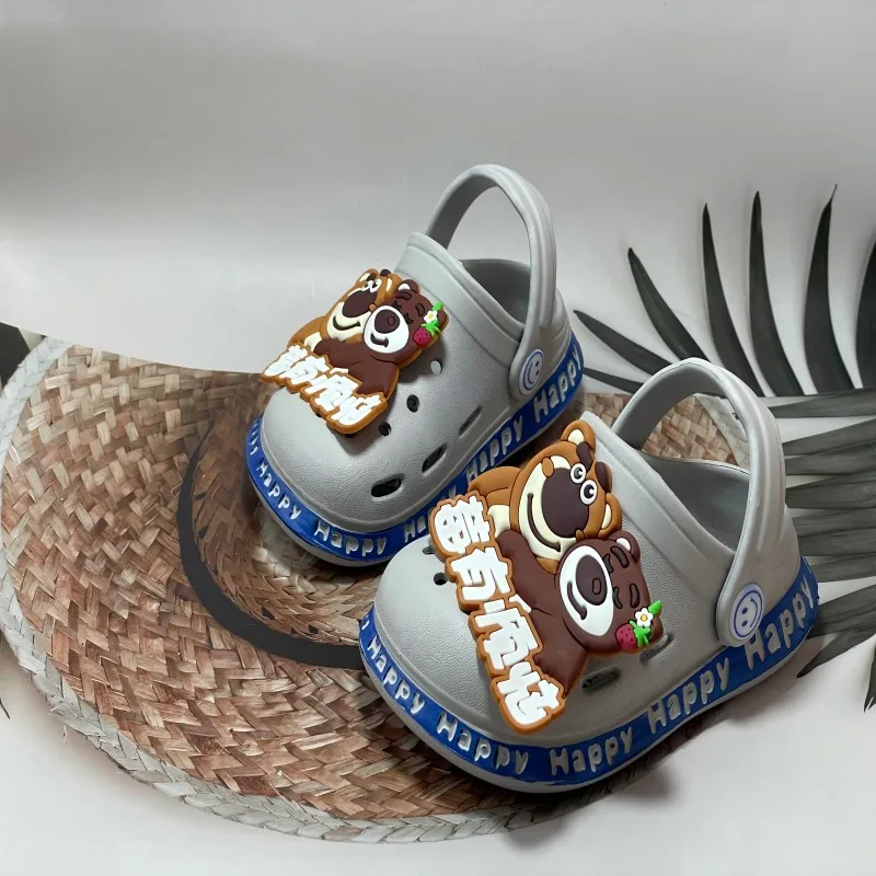 Summer Kids ShoesSandals Hole Children's Shoes Slippers Soft Anti-Skid Cartoon Design Hole Baby Shoes Sandy Beach For Boys Girls thumbnail 4