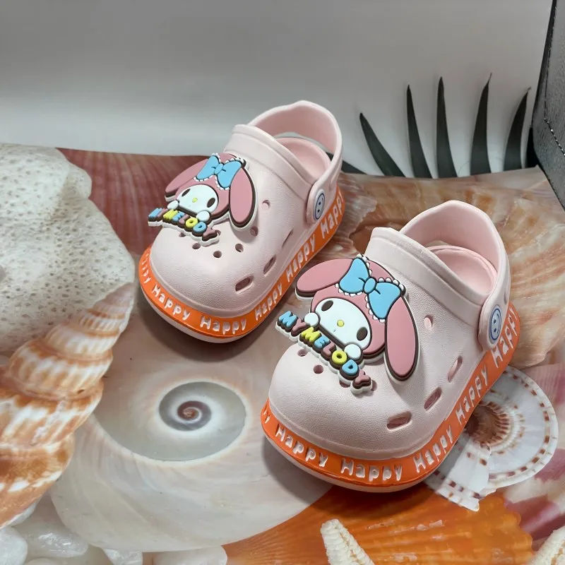 Summer Kids ShoesSandals Hole Children's Shoes Slippers Soft Anti-Skid Cartoon Design Hole Baby Shoes Sandy Beach For Boys Girls thumbnail 2